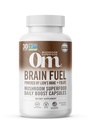 OM MUSHROOM SUPERFOOD Cerveau Fuel Mushroom Poudre Capsules Superfood Supplément, 90 Comte, 30 Jours, Lion's Mane, Reishi Blend Plus Folate, Clarté mentale, Supplément Mushroom