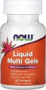 Maintenant, les aliments liquides Multi Softgels 60 gels