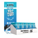 LPS Collagène liquide et supplément de protéines de lactosérum - boisson non-OGM, sans sucre - favorise la santé de la peau et des cheveux pour les hommes et les femmes, neutre, simple service (100 paquets)