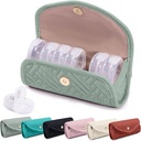BAGSFY Weekly Pill Organizer 2 fois par jour dans une coque en tissu mignon, Sac de médecine, AM PM Pill Box 7 Day, Portable Medicament Travel Case pour les pilules, vitamines, huiles de poisson, suppléments.