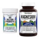 FarmHaven Magnésium Glycinate & Malate Complex et 60 milliards CFU Probiotique