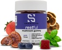 Sensitiva Restful Mushroom Gummies P.M. Formula - Reishi & Turkey Tail Mushroom Supplément Gummies, Mushroom Gummies pour le sommeil, la relaxation et le stress (Mixed Berry P.M. Formula)