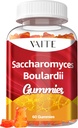 Saccharomyces Boulardii Probiotics 500mg - Suppléments santé Gut & soutien Candida, Probiotique pour les femmes et les hommes, Supports digestifs et immunitaires, Supplément, Non-OGM, Sans gluten, 60 Gommies végétaliens