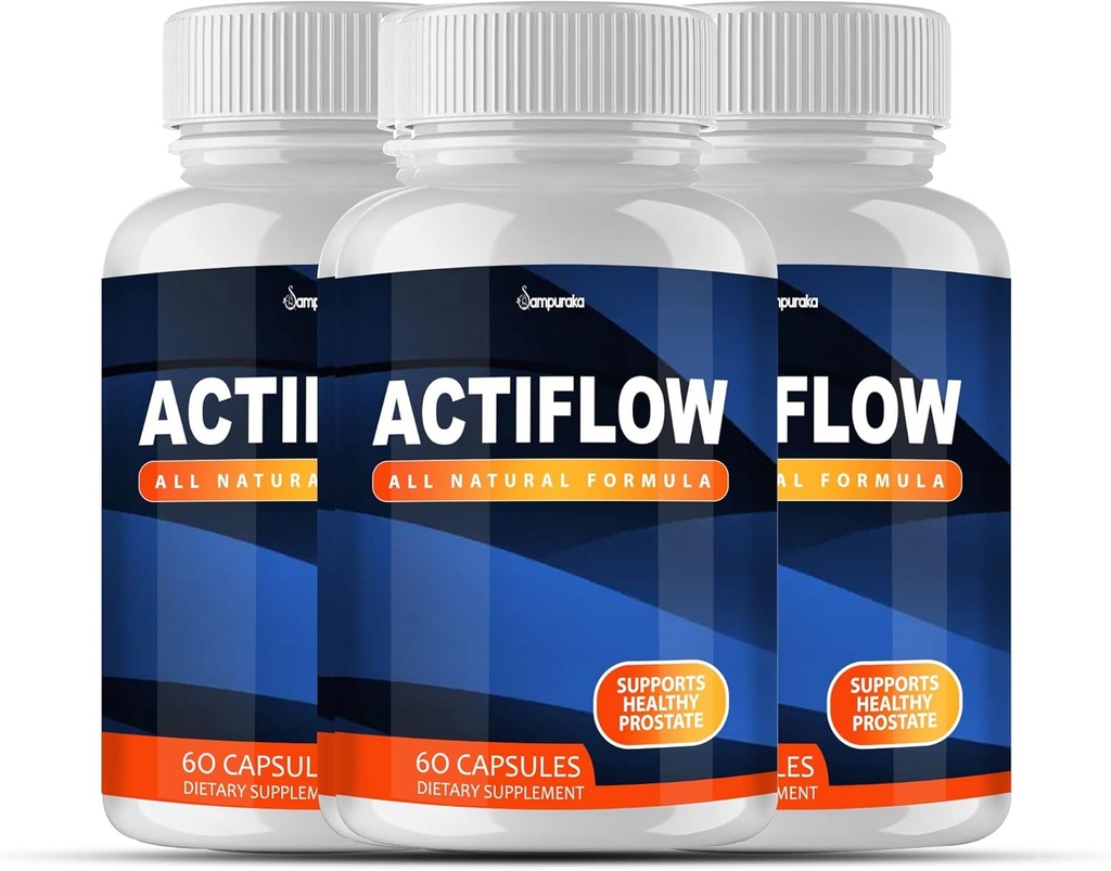 Actiflow Nouveau supplément de formule avancée - 3 packs 90 jours d'approvisionnement