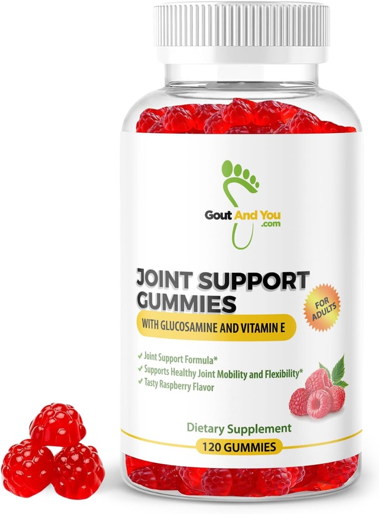 120 Support de joint extra-fort Gommies à croquer avec glucosamine et vitamine E - Support de joint naturel et de flexibilité