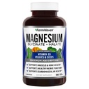 FarmHaven Magnésium Glycinate & Malate Complex w/Vitamine D3, 100% Chélaté pour Max Absorption, Végétarien – Santé des os, Nerves, Muscles, 180 Capsules, 90 Jours