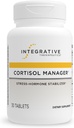 Thérapeutique intégrative Cortisol Gestionnaire - Supplément de soutien à la santé pour une réponse au stress sain* - Vegan, sans lait et sans gluten - 30 comprimés (15 portions)