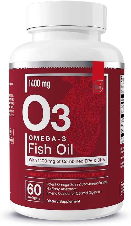 Eléments essentiels Omega-3 supplément huile de poisson avec EPA & DHA.