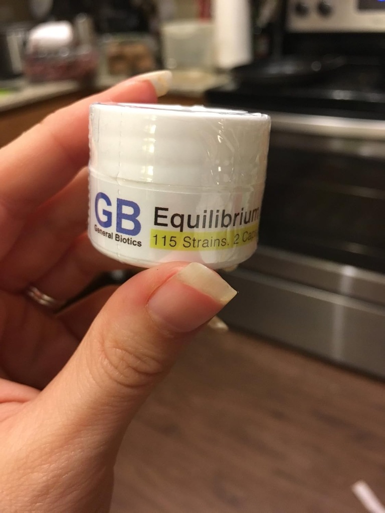 Equilibrium Boost MegaDose Probiotic Supplement High Dose Starter with Prebiotic – 20 Million CFU Time Release - 2 Capsules faciles à avaler - Le plus grand nombre de souches dans le monde - 115-Strains