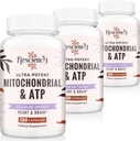 2326 MG compléments mitochondriaux avec ATP, vitamines, CoQ10 et PQQ, plus efficace que la créatine HMB et l'oxyde nitrique, énergie, endurance, force, récupération et muscle, biologique, 360 capsules