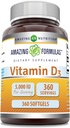 Formules étonnantes Supplément vitamine D3 (cholecalciferol) 5000 UI par portion