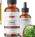 Teinture de racine organique OSHA – Support respiratoire naturel – Extrait liquide sans alcool – Vegan, non-OGM, fabriqué aux États-Unis – 2 Fl Oz