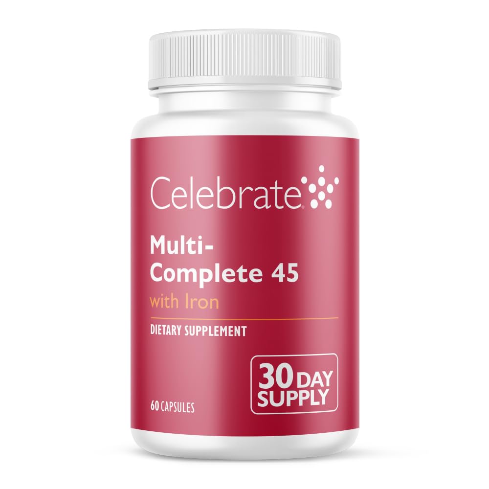 Célébrez les vitamines multi-complètes Multivitamine bariatrique avec 45 mg de fer – Vitamines et minéraux essentiels quotidiens pour la gastrectomie des manches et le passage gastrique