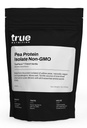 Véritable nutrition Poudre de protéines de pois Isolée - 25g Poudre de protéines végétales non OGM par portion - faible teneur en glucides, faible teneur en gras, élevée en leucine - sans gluten, sans lait, sans soja - Vanille française - 1LB