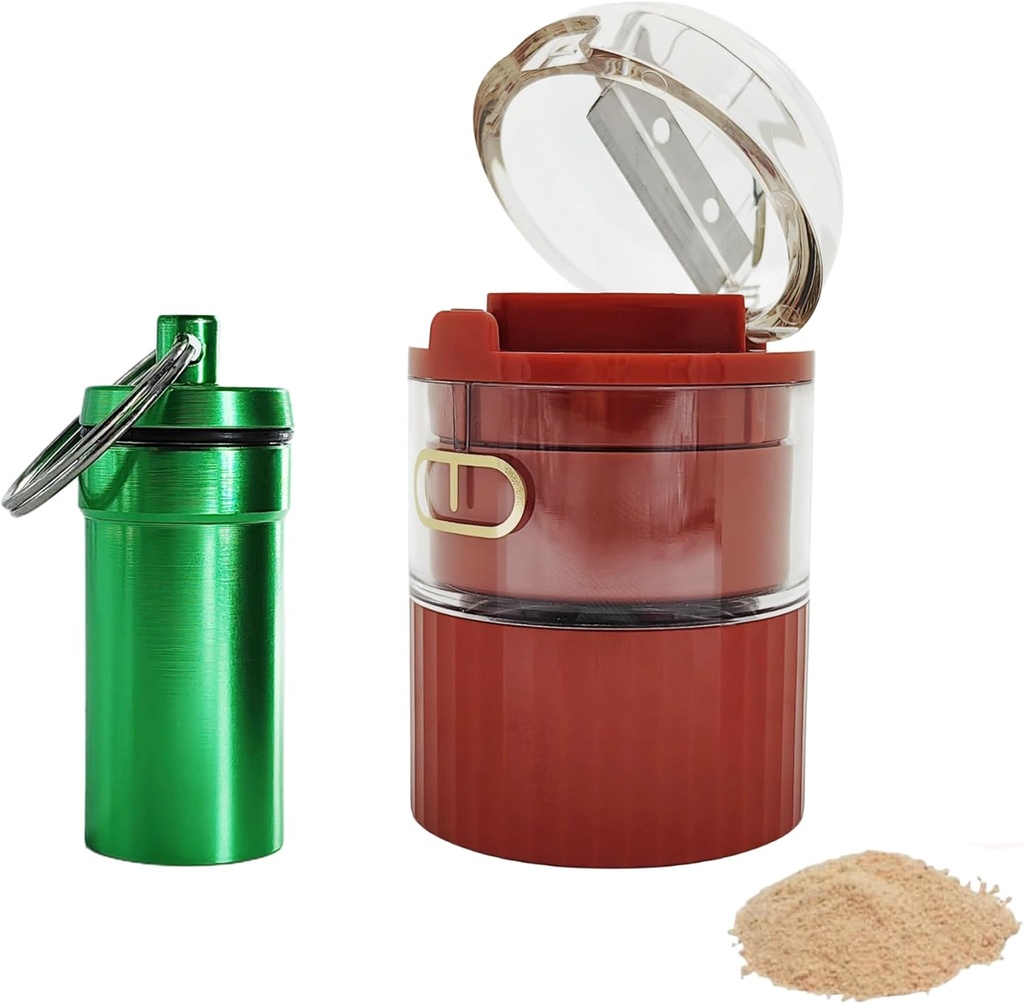 Premium Pill Crusher Cutter and Grinder for Fine Powder Perfect for Medicines Pets Easy to Use Smasher with Removable Cup Ideal for Pastillas Medicinas Efficient Moledor for Daily Medicine Management