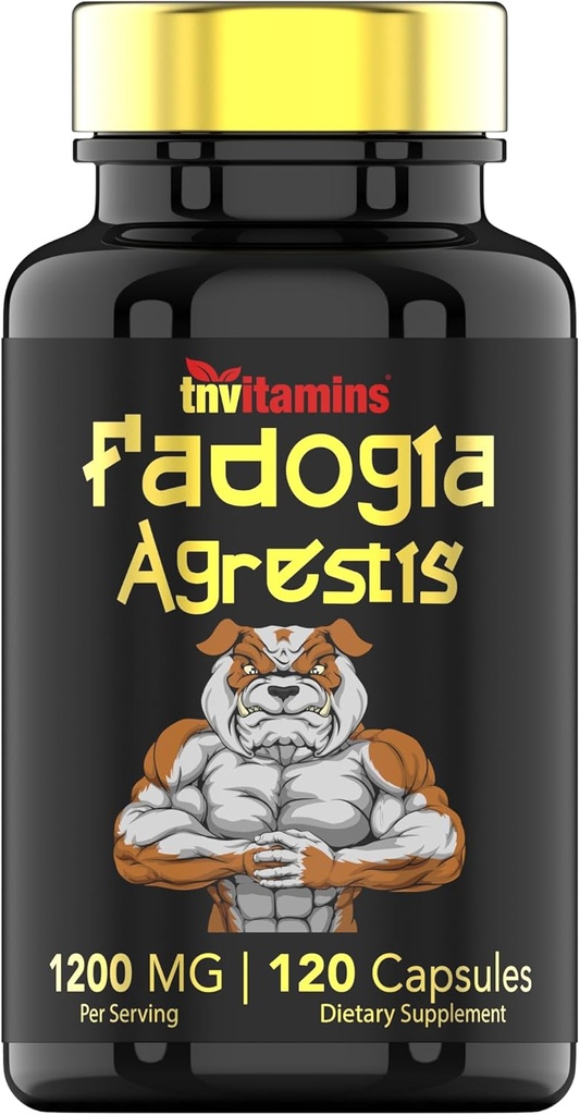 Fadogia Agrestis: 1200mg - 120 Capsules.com Supplément d'extrait de Fadogia Agresti ultra-potent pour les hommes.com Énergie, puissance, force, performance athlétique, et nutrition sportive.