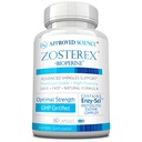 Sciences approuvées Zosterex - Extra-Strength L-Lysine 1000mg, Complexe Vitamine B, Zinc - Soutien immunitaire et traitement des plaies froides - 60 Capsules de végétalien - 1 bouteille