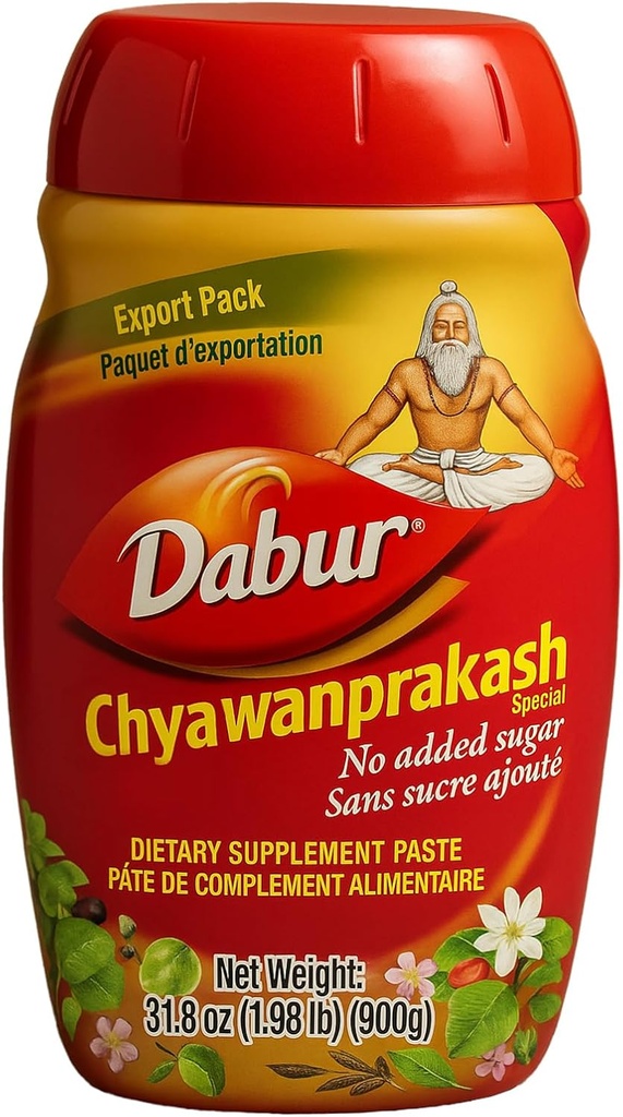 Dabur Chyawanprakash, 900gms – Authentic Ayurvedic Blend with Amla & 40 Herbs to Naturally Boost Immunity, Energize, Revitalize & Strengthen Your Body – for Children 6 Years and Above, Pack of 3