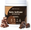 Truffe de chocolat foncé Cétones exogènes Boissons: Pure poudre de céto Shake avec des cétones de chocolat.
