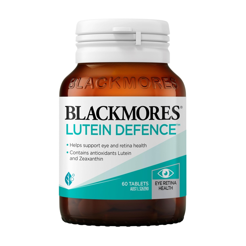 Blackmores Lutein Defence 60 comprimés aident à maintenir une Macula saine avec 1PCS cadeau de noeud chinois, fabriqué en Australie