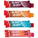 Bloks Clif - Chews énergétiques avec caféine - Pack de variétés - Non-OGM - Basé sur une plante - Carburant rapide pour le vélo et la course - Glucides rapides et électrolytes - 2,12 oz. Packets (8 Compte)