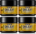 800mg Shilajit Supplément-Shilajit Résine chilajit biologique pure avec puissance maximale, Original de l'Himalaya avec 85+Trace Minéraux & Acides Fulvic pour Focus & Energy, Immunité,4 Packs