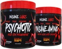 Insane Labz Hellboy Bundle, psychotique Hellboy pré-entraînement et Insane Amino BCAA, augmenter la masse musculaire, la force, le focus et le temps de récupération, punch fruit