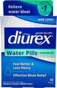 Pilules d'eau diurex, 42 Pilules de dénombrement (paquet de 6)