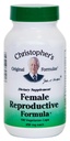 Formules originales de Christopher Formule reproductive féminine – 100 Capsules végétariennes – Mélange à base de plantes pour femmes
