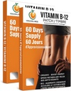 Veru Wellness B12 Patch - Boost énergétique (2-Pack) – 120 jours B12 Patch - Pas de caféine