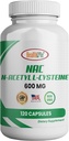 HealthLife N-acétyl L-Cysteine (NAC) 600 mg, 120 capsules - non-OGM, sans gluten, 120 portions