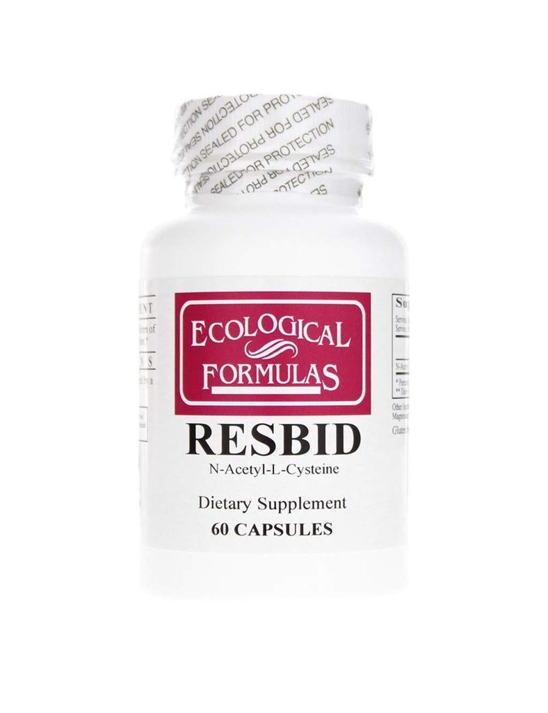 Ecological Formulas Resbid 500 Mg, White, 60 Count