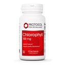 Protocol Chlorophylle - Supporte le nettoyage du détox, la fonction hépatique et le déodorant interne* - Non-OGM et sans soja - 90 capsules de veg