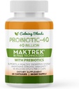 Probiotique, 40 milliards UFC, système de livraison bipass pour une efficacité maximale, plateau stable, 60 capsules végétales