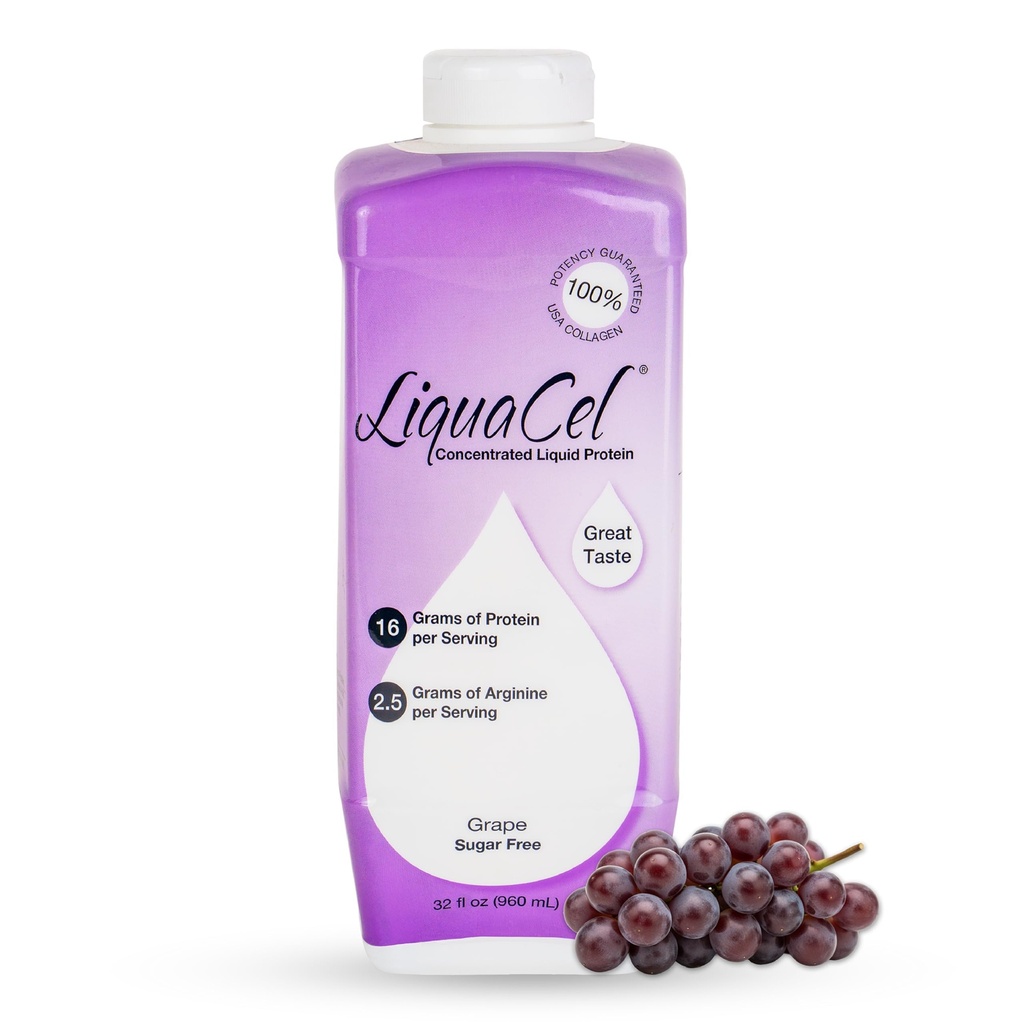 Produits de santé mondiaux LiquaCel Protéine liquide 32 Onces Raisin