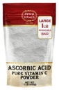 Acide ascorbique mondial Spicy 1 LB sac en vrac - Poudre de vitamine C pure - 100% pur, de qualité alimentaire, peut être utilisé pour la conserve, fruits, piscines - grade USP