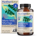 Motherlove Plus de Moringa Lait (120 Taille de la valeur de la capsule) Supplément d'allaitement à base de Moringa pour soutenir l'approvisionnement en lait maternel — Non-OGM, Herbes organiques, Vegan, Kosher