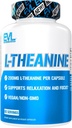 Evlution L Theanine 200mg Capsules pour Focus et Relaxation Nutrition L-theanine 200mg Supplément Nootropic pour l'attention et l'énergie - Soutien d'humeur diurne et Supplément Nootropic Focus