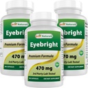 Meilleur Naturals Eyebright 470 mg 180 Capsules (180 Nombre (paquet de 3))