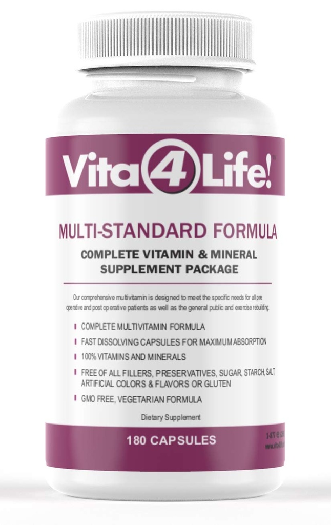 Bariatric Multivitamins, Multi-Standard Formula – 180 Count