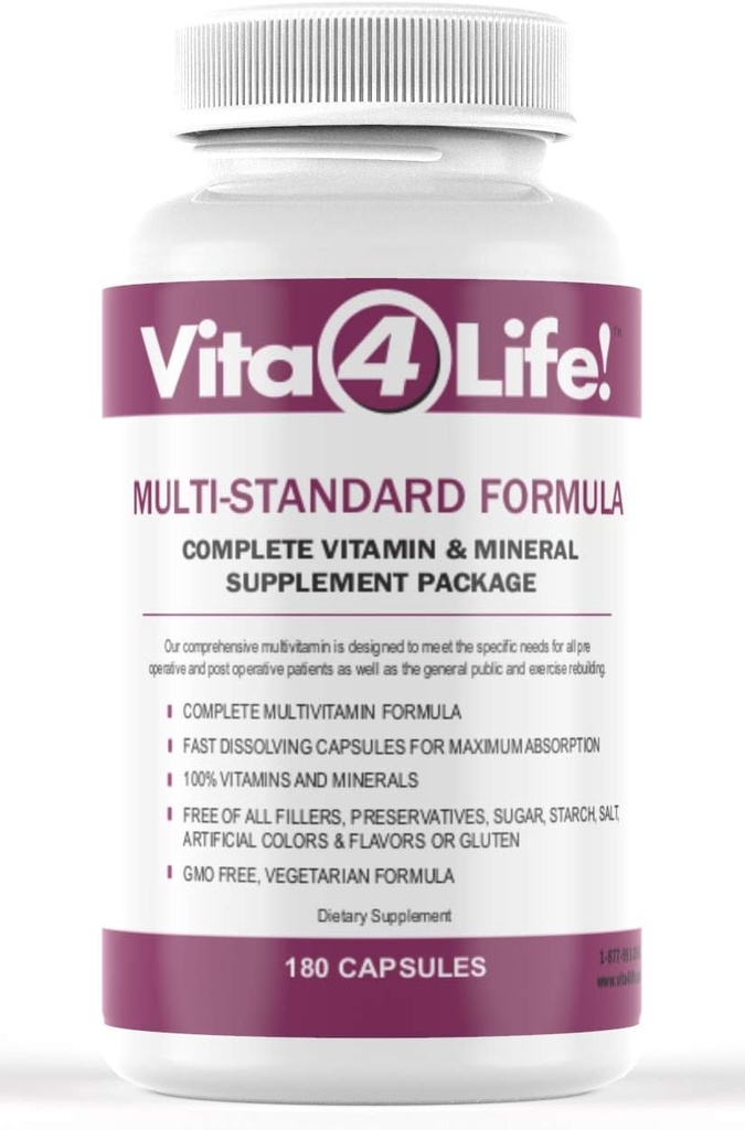 Bariatric Multivitamins, Multi-Standard Formula – 180 Count