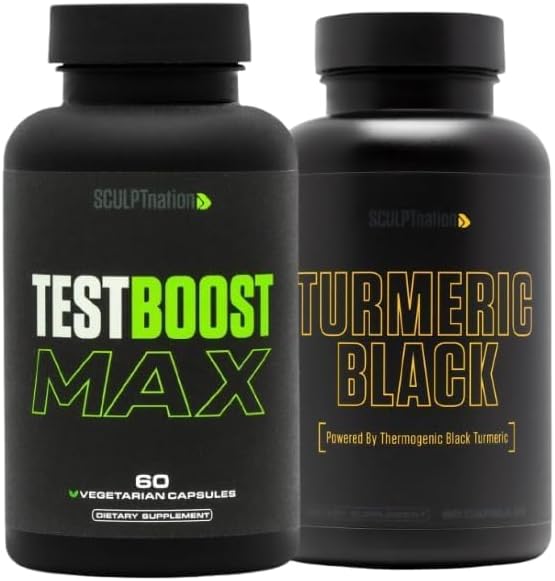 Sculpt Nation by V Shred Test Boost Max et Turmeric Black Bundle