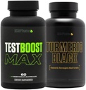 Sculpt Nation by V Shred Test Boost Max and Turmeric Black Bundle