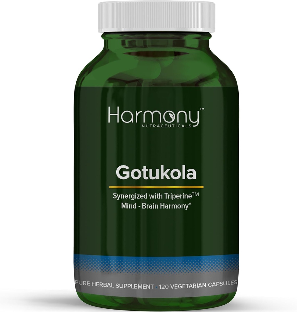 Gotu Kola Potence maximale Bioactivité maximale Gumman de grade clinique 120 Capsules végétales organiques