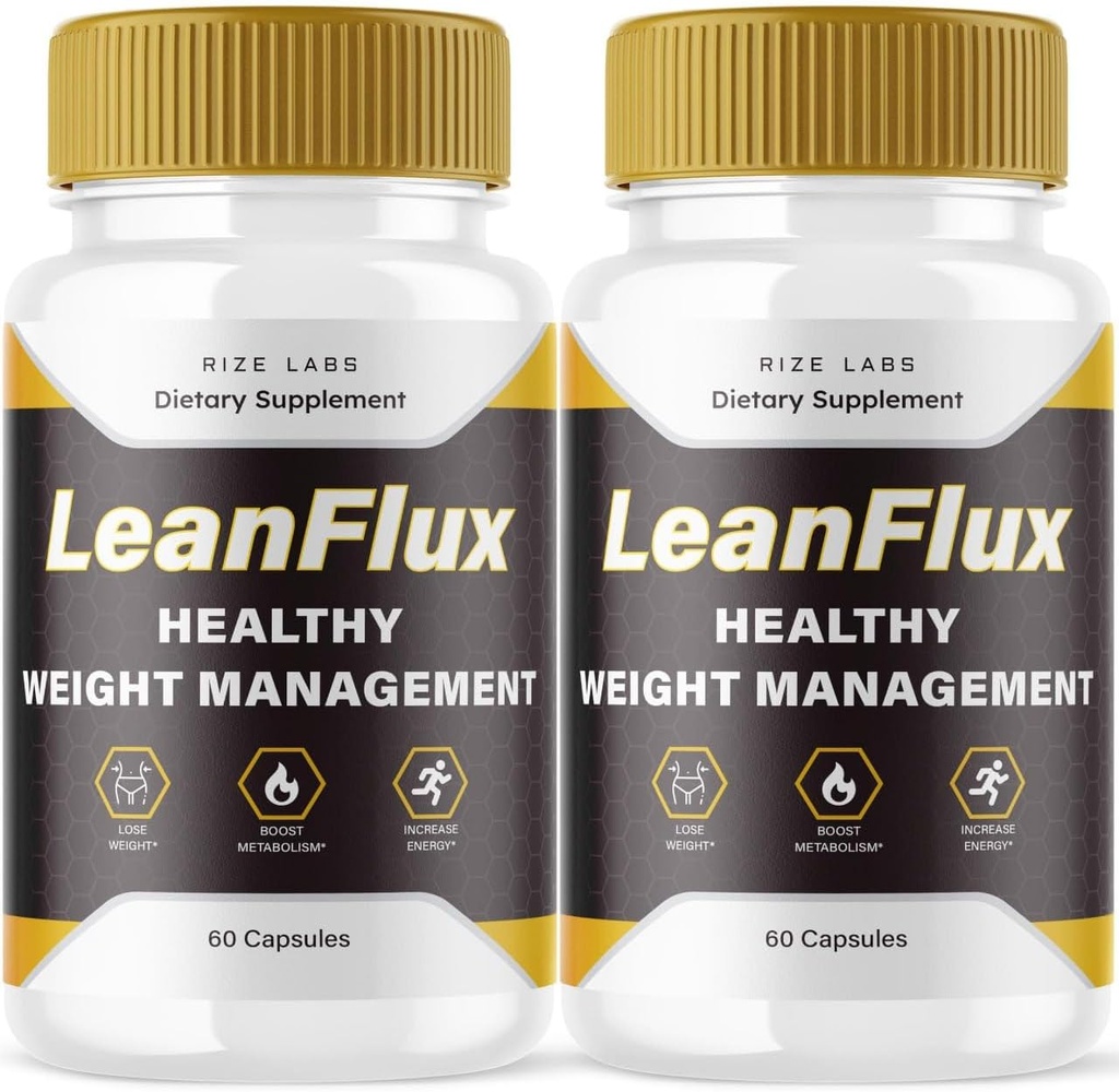 les laboratoires de taille (2 packs) LeanFlux - LeanFlux Perte de poids pour augmenter les niveaux de MTD, Leanflux Reviews Pilules de supplément faciles à avaler, gain brun tissu adipeux BurnFat (120 capsules)