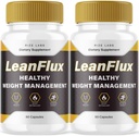 les laboratoires de taille (2 packs) LeanFlux - LeanFlux Perte de poids pour augmenter les niveaux de MTD, Leanflux Reviews Pilules de supplément faciles à avaler, gain brun tissu adipeux BurnFat (120 capsules)