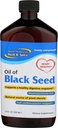 North American Herb & Spice Black Seed Oil - 12 fl. oz. - Support cardiovasculaire, digestif et immunitaire - Contient de l'Oréganol P73 sauvage et méditerranéen Origan Oil - Non-OGM - 72 Total des services