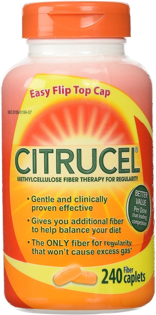 Citrucel Fiber Therapy for Regularity 500 mg - 240 Caplets