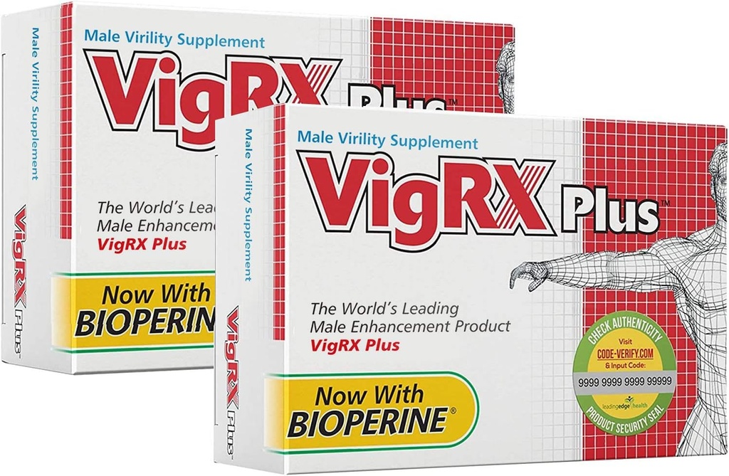 Pilule supplément alimentaire virilité masculine VigRX Plus - 60 comprimés (2 boîtes)