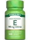 Nature's Truth Vitamin E Softgels | 200 IU | 100 Softgels | Non-GMO & Gluten Free Supplement